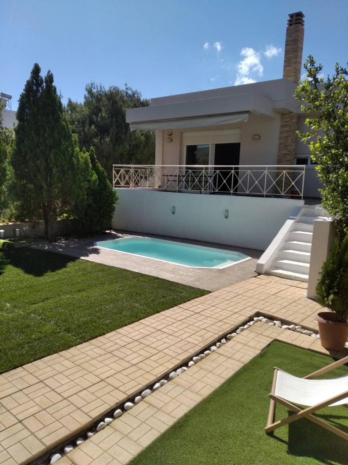 Cozy Villa Vita Lagonisi Kalivia Thorikou Exteriér fotografie
